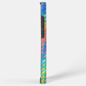 カラフル抽象芸術織りデジタルパターン SAMSUNG GALAXYケース (右側面)