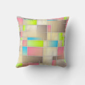 カラフル抽象芸術背モダン景 クッション (裏面)