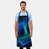 カラフル抽象芸術背景抽象，アート，芸術的 エプロン (着用した状態)