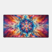 カラフル抽象芸術背景 デスクマット (正面)