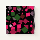 カラフル抽象芸術背景 ノートブック (裏面)