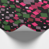 カラフル抽象芸術背景 ラッピングペーパー (角)