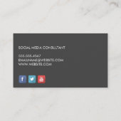 カラフル抽象芸術背景 |赤いバー 名刺 (裏面)