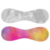 カラフル抽象芸術自分の写真を追加 ソフトボール (パネル)