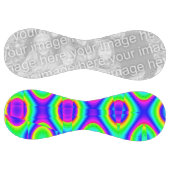 カラフル抽象芸術自分の写真を追加 ソフトボール (パネル)