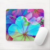 カラフル抽象芸術花アートマウスパッド マウスパッド (マウス)