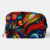 カラフル抽象芸術花デザイン ドップキット (裏面)