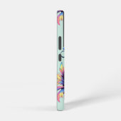 カラフル抽象芸術花電話ケース SAMSUNG GALAXYケース (右側面)