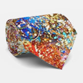 カラフル抽象芸術芸術的コンテンポラリー ネクタイ (ロール)
