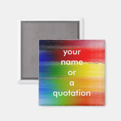 カラフル抽象芸術芸術 マグネット (正面/裏面)