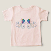 カラフル抽象芸術華美鳥2 (デザイン正面)