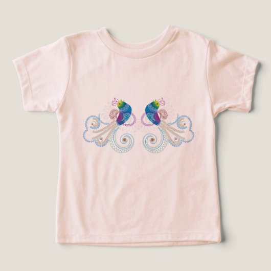 カラフル抽象芸術華美鳥2 (デザイン正面)