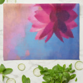 カラフル抽象芸術蓮の花 キッチンタオル (折り畳み)