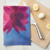 カラフル抽象芸術蓮の花 キッチンタオル (四つ折り)