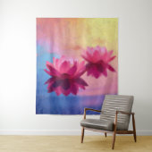 カラフル抽象芸術蓮の花 タペストリー (インサイチュ)