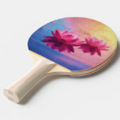 カラフル抽象芸術蓮の花 卓球ラケット (正面アングル)