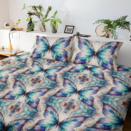 カラフル抽象芸術蝶デザイン アクセントクッション