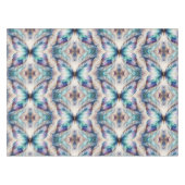 カラフル抽象芸術蝶デザイン テーブルクロス (正面(横))