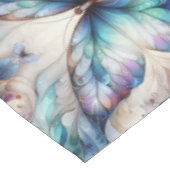 カラフル抽象芸術蝶デザイン テーブルクロス (アングル)