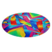 カラフル抽象芸術表現主義アート カッティングボード (角)