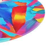 カラフル抽象芸術表現主義アート カッティングボード (角)