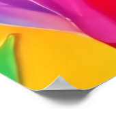 カラフル抽象芸術表現主義アート ポスター (角)