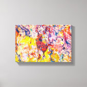カラフル抽象芸術表現主義絵画の キャンバスプリント (正面)