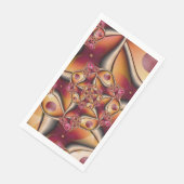 カラフル抽象芸術赤オレンジ色ファンタジーフラクタル (コーナー)