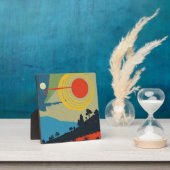 カラフル抽象芸術造園美術 フォトプラーク (インサイチュ)