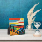 カラフル抽象芸術造園美術 フォトプラーク (インサイチュ)