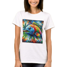 カラフル抽象芸術魚アート