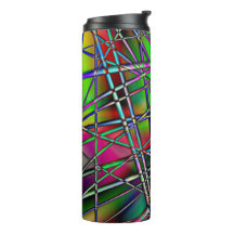 カラフル抽象芸術黒