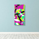 カラフル抽象芸術7 キャンバスプリント (インサイチュ (ウッドフロア))