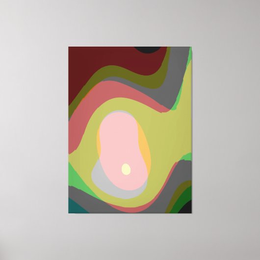 カラフル抽象芸術921 キャンバスプリント (正面)