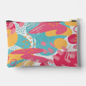 カラフル抽象芸術 アクセサリーポーチ (裏面)