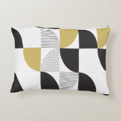 カラフル抽象芸術 アクセントクッション (裏面)