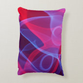 カラフル抽象芸術 アクセントクッション (裏面(縦))