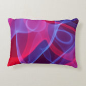 カラフル抽象芸術 アクセントクッション (裏面)