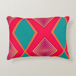 カラフル抽象芸術 アクセントクッション