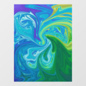 カラフル抽象芸術 ウィンドウサイン (シート)