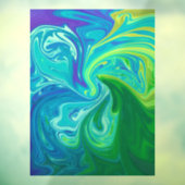 カラフル抽象芸術 ウィンドウサイン (シート3)