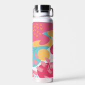 カラフル抽象芸術 ウォーターボトル (背面)