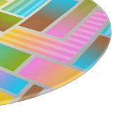 カラフル抽象芸術 カッティングボード (角)