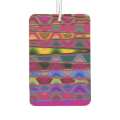 カラフル抽象芸術 カーエアーフレッシュナー (裏面)