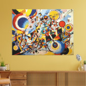 カラフル抽象芸術 キャンバスプリント (インサイチュ (リビング))