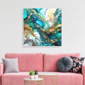 カラフル抽象芸術 キャンバスプリント (インサイチュ (リビング))