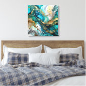 カラフル抽象芸術 キャンバスプリント (インサイチュ (寝室))