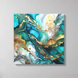 カラフル抽象芸術 キャンバスプリント