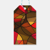 カラフル抽象芸術 ギフトタグ (裏面)
