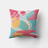 カラフル抽象芸術 クッション (裏面)